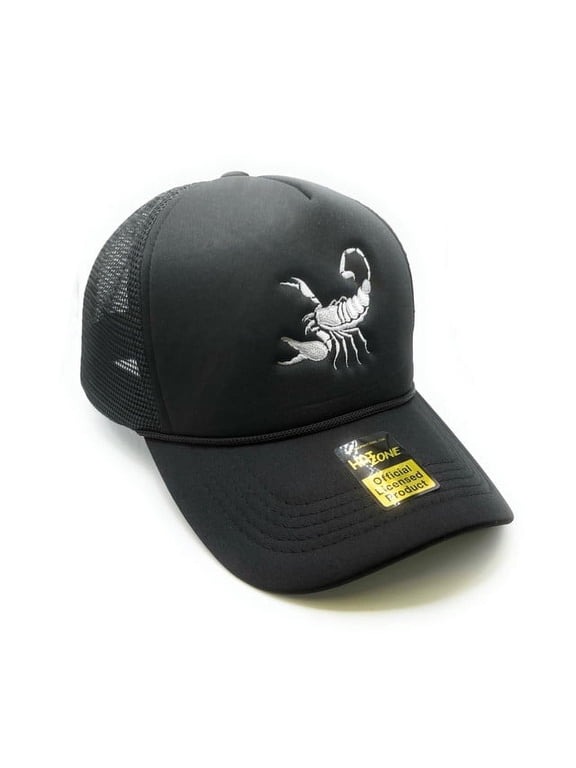 Scorpion Mesh Trucker Snapback (Black)