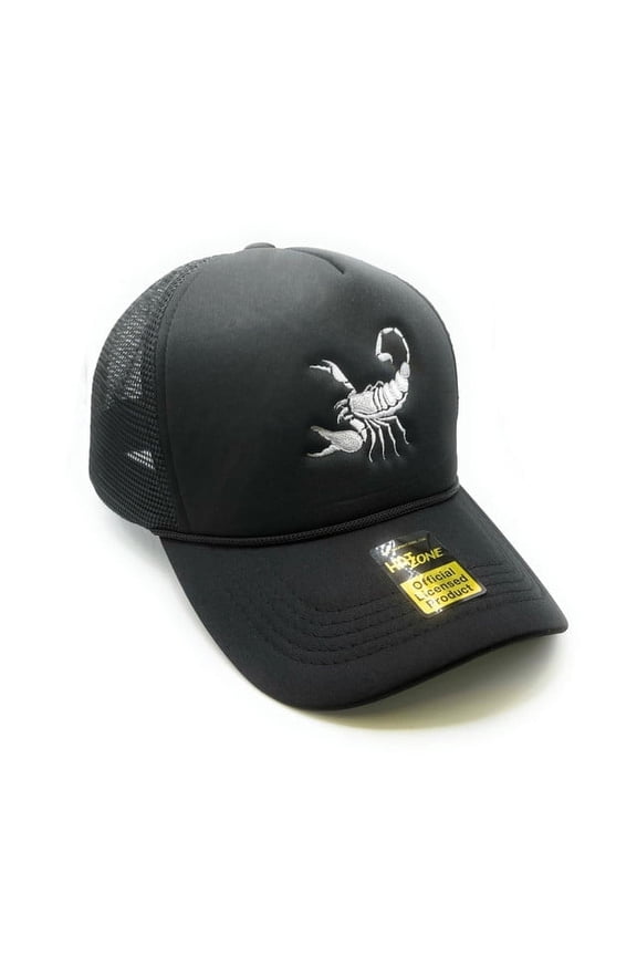 Scorpion Mesh Trucker Snapback (Black)