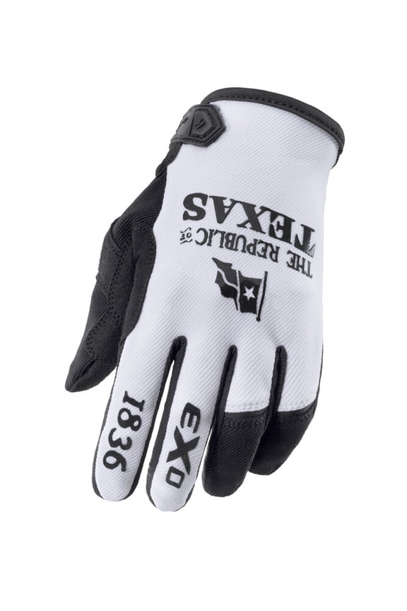 Moto Flex Gloves Lone Star White/Black Xl