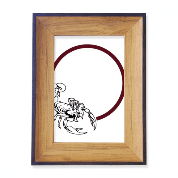 Scorpion Natural Insect Line Photo Frame Exhibition Display Art Desktop Painting