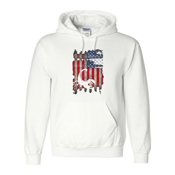 Scorpion Patriotic USA Flag 4th July, Animal, Insect, Sting, Wild, Desert Art Hoodie Unisex, up to 5XL