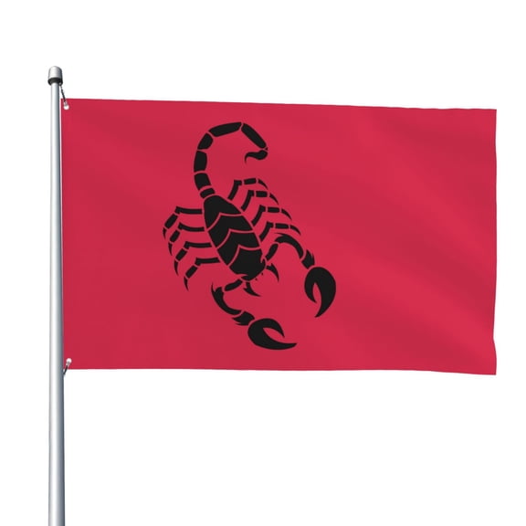 Scorpion Pattern Flag 4x6 Ft Big Flag For Outdoor Indoor Office Workplace Home Garden