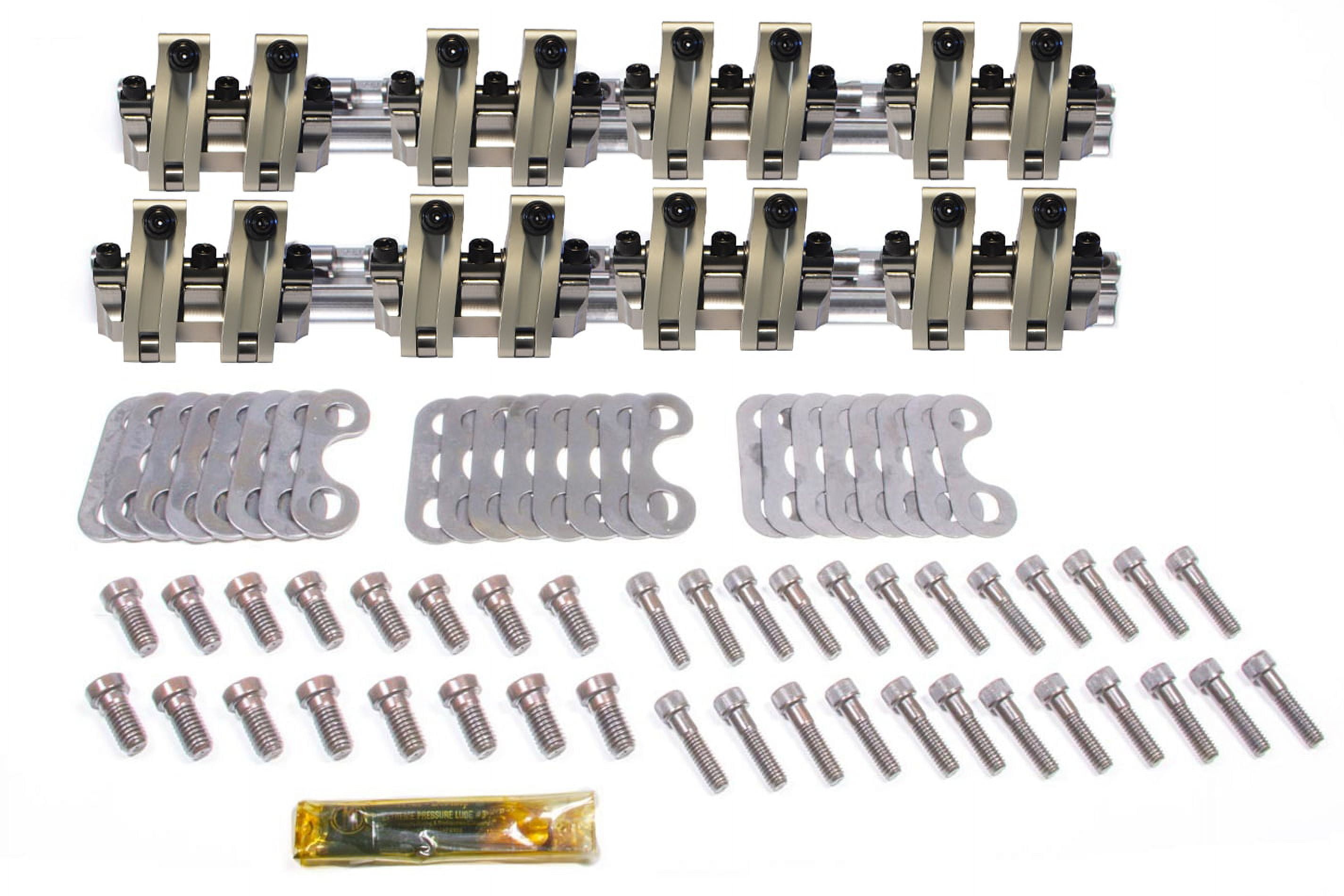 Scorpion Racing SBC Shaft Rocker Arm Kit - 1.5/1.5 Ratio Scorpion Racing SBC Shaft Rocker Arm Kit - 1.5/1.5 Ratio