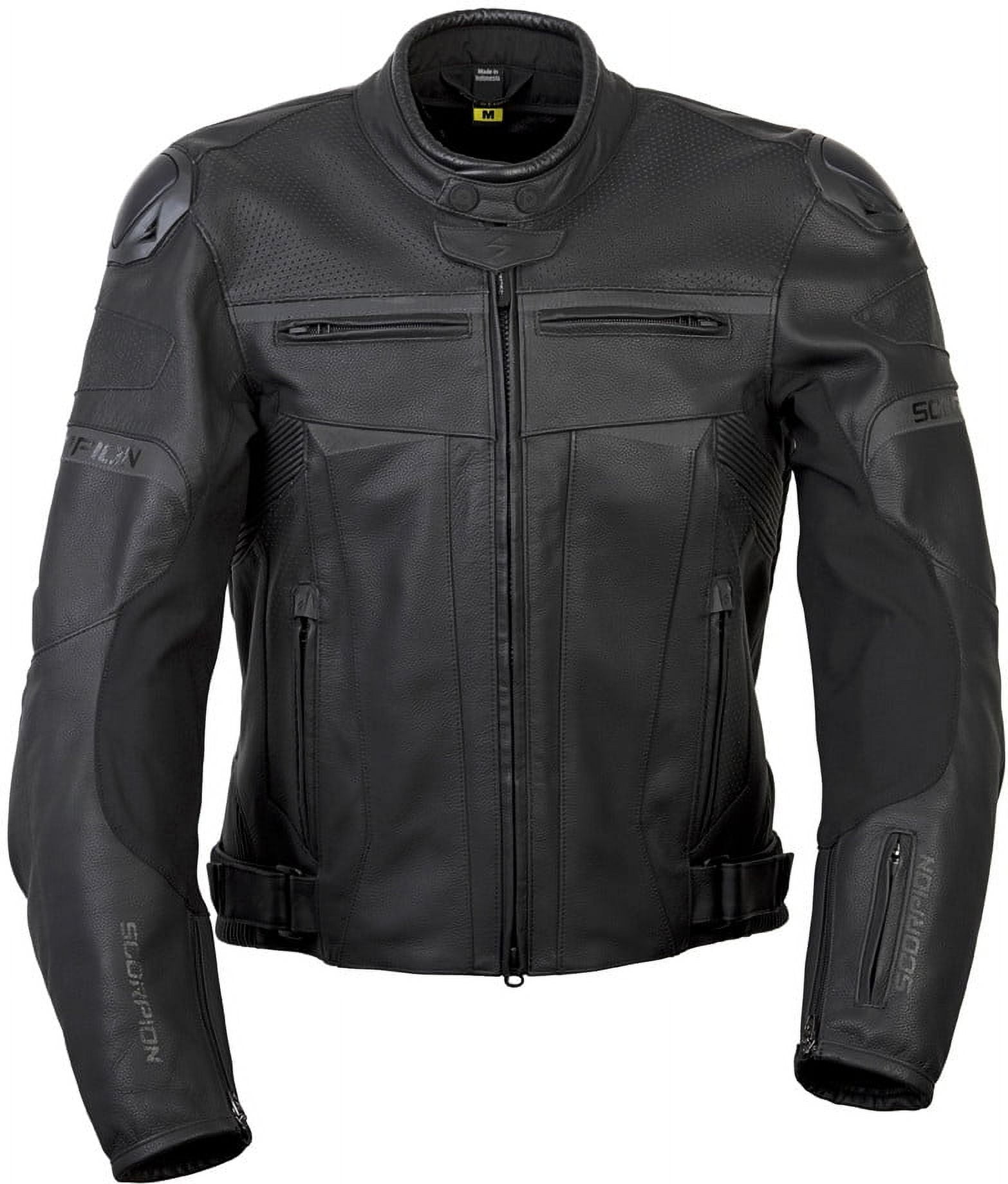 Scorpion Ravin Leather Jacket Black 2XL 13003-7