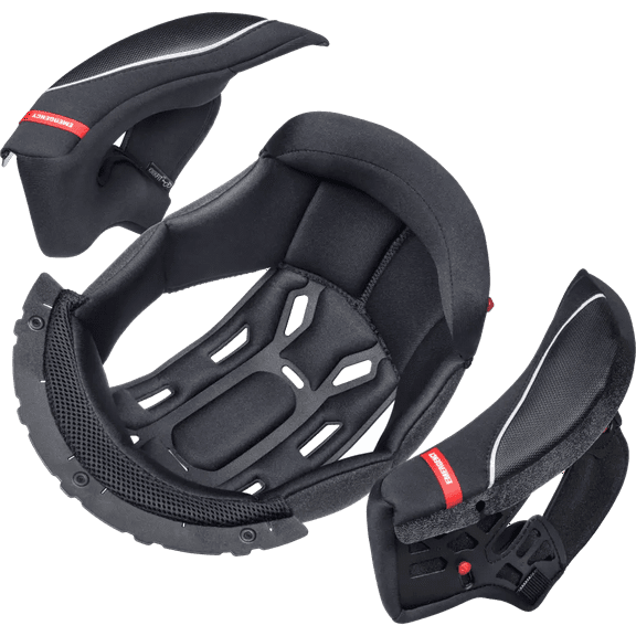 Scorpion Ryzer Helmet Kwikwick Cheek Pads Set Black XXL