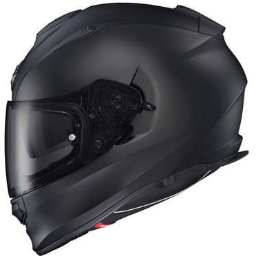 Eldorado EXR Open Face Motorcycle Helmet – Lowest Profile, ECE Approved, Matte Black, Sizes XS To 2XL