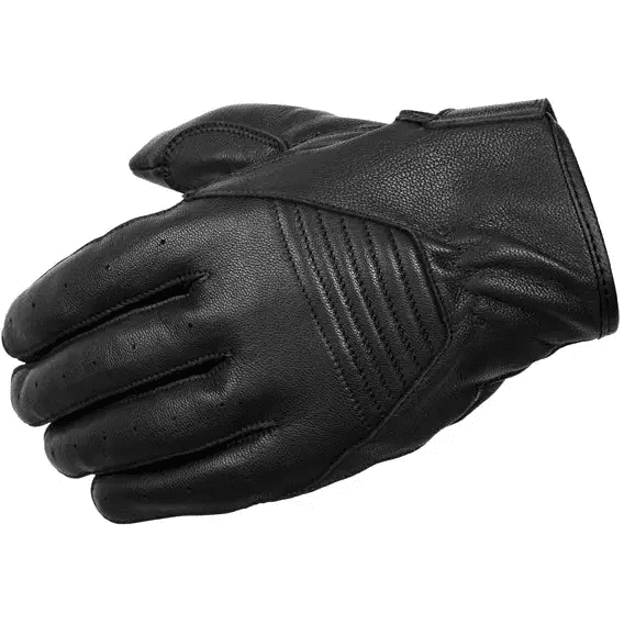 Scorpion Short Cut Leather Gloves Black MD