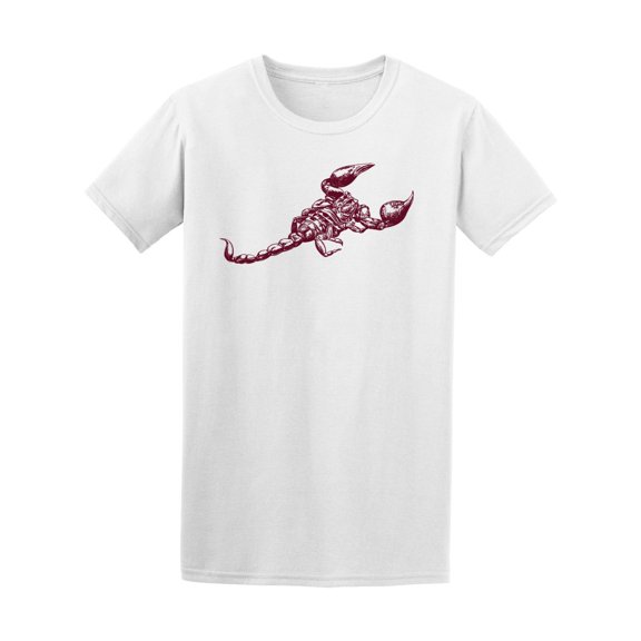 Scorpion Sketch T-Shirt Men -Image by Shutterstock, Male Medium