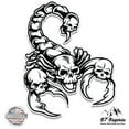 thumbnail image 1 of Scorpion Skulls - 8" Vinyl Sticker - For Car Laptop I-Pad - Waterproof Decal, 1 of 1