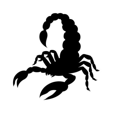 Scorpion Sticker Decal Die Cut - Self Adhesive Vinyl - Weatherproof - Made in USA - Many Color and Sizes - life and death solitary isolation spiritual