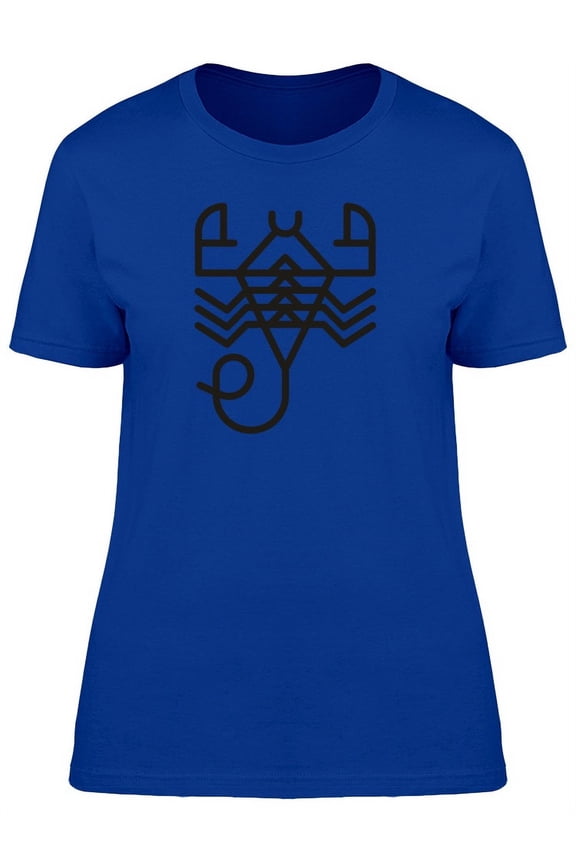 Scorpion Symbol Line Icon T-Shirt Women -Image by Shutterstock XX-Large
