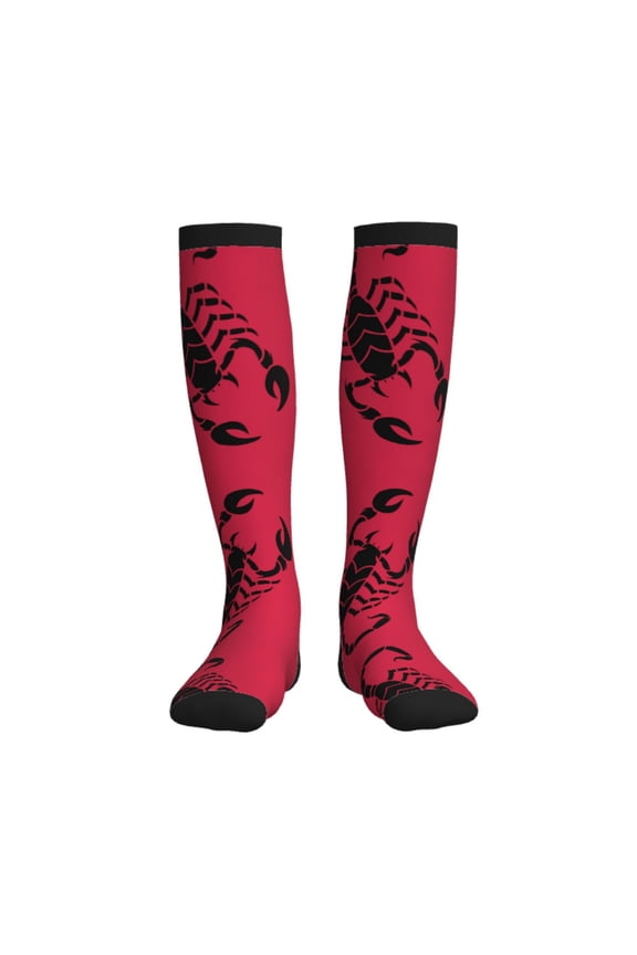 Scorpion Tatoo Compression Socks Circulation Running Athletic Sports for Women Men