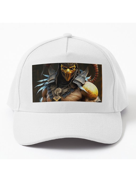 Scorpion Warrior Baseball Hat, Armored Arachnid Fighter Graphic Design, Classic Cap