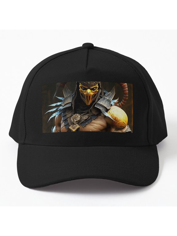 Scorpion Warrior Baseball Hat, Armored Arachnid Fighter Graphic Design, Classic Cap