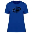 thumbnail image 1 of Scorpion With Music Device Icon T-Shirt Women -Image by Shutterstock, Female Large, 1 of 2
