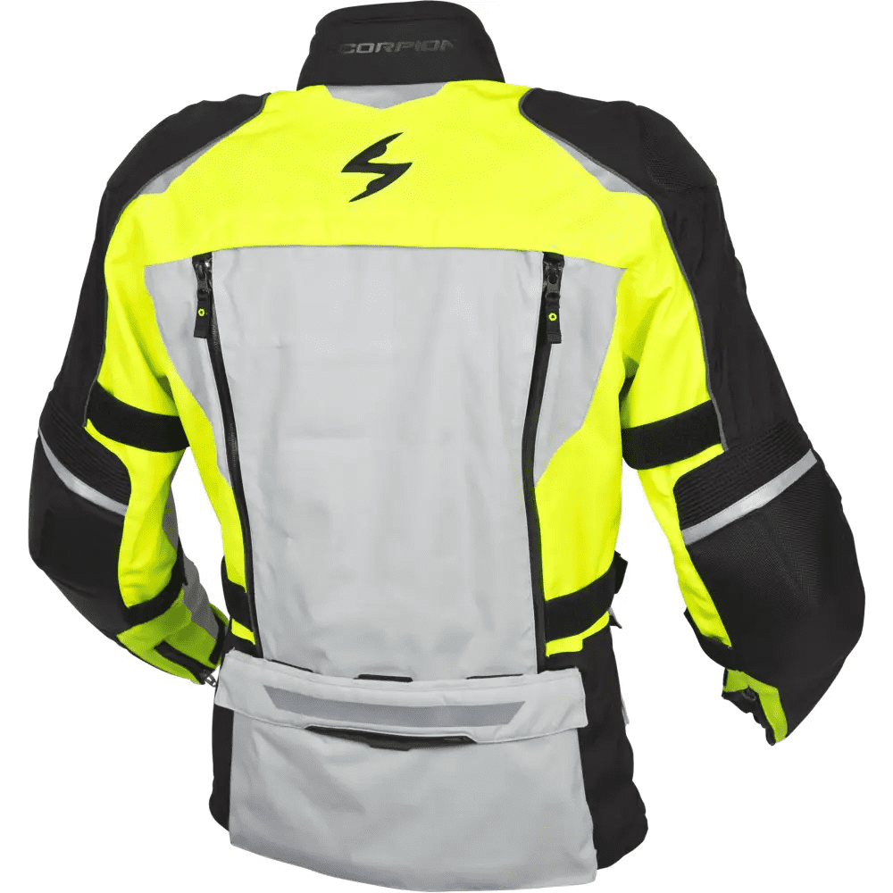 Scorpion Yosemite Mens Textile Motorcycle Jacket Hi-Viz Yellow/Black/Gray XL