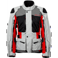 thumbnail image 1 of Scorpion Yosemite Mens Textile Motorcycle Jacket Cream/Red/Black XXL, 1 of 2