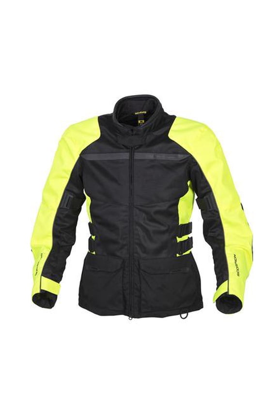 Scorpion Yuma XDR Men's Hi-Viz Yellow Textile Jacket Neon Yellow