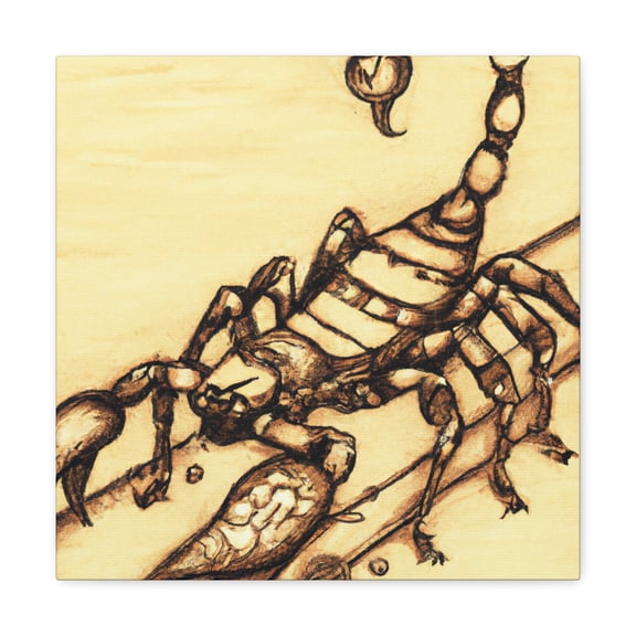 Scorpion's Steamy Tale - Canvas