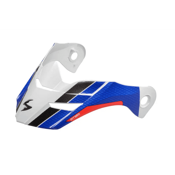 ScorpionExo AT960 Peak White/Blue Hicks Helmet Visor