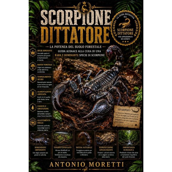 Scorpione Dittatore: La potenza del suolo forestale - guida audace alla cura di una rara e dominante specie di scorpione, (Paperback)