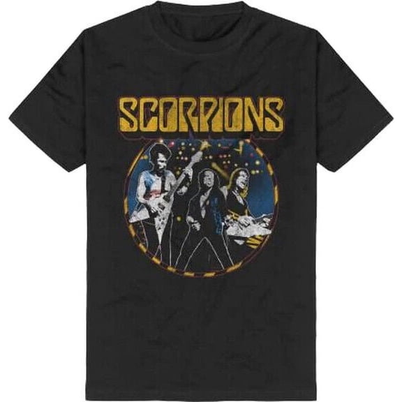 Scorpions Big City SS M, L, XL, 2XL Black T-Shirt