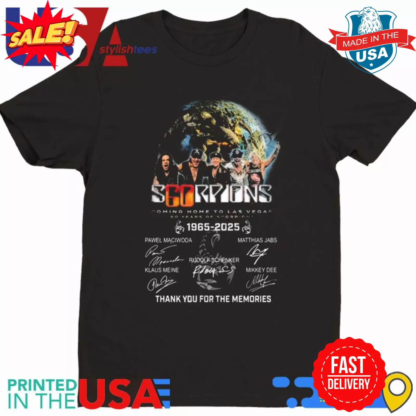 Scorpions Coming Home To Las Vegas 60 Years Of 19652025 Thank You T