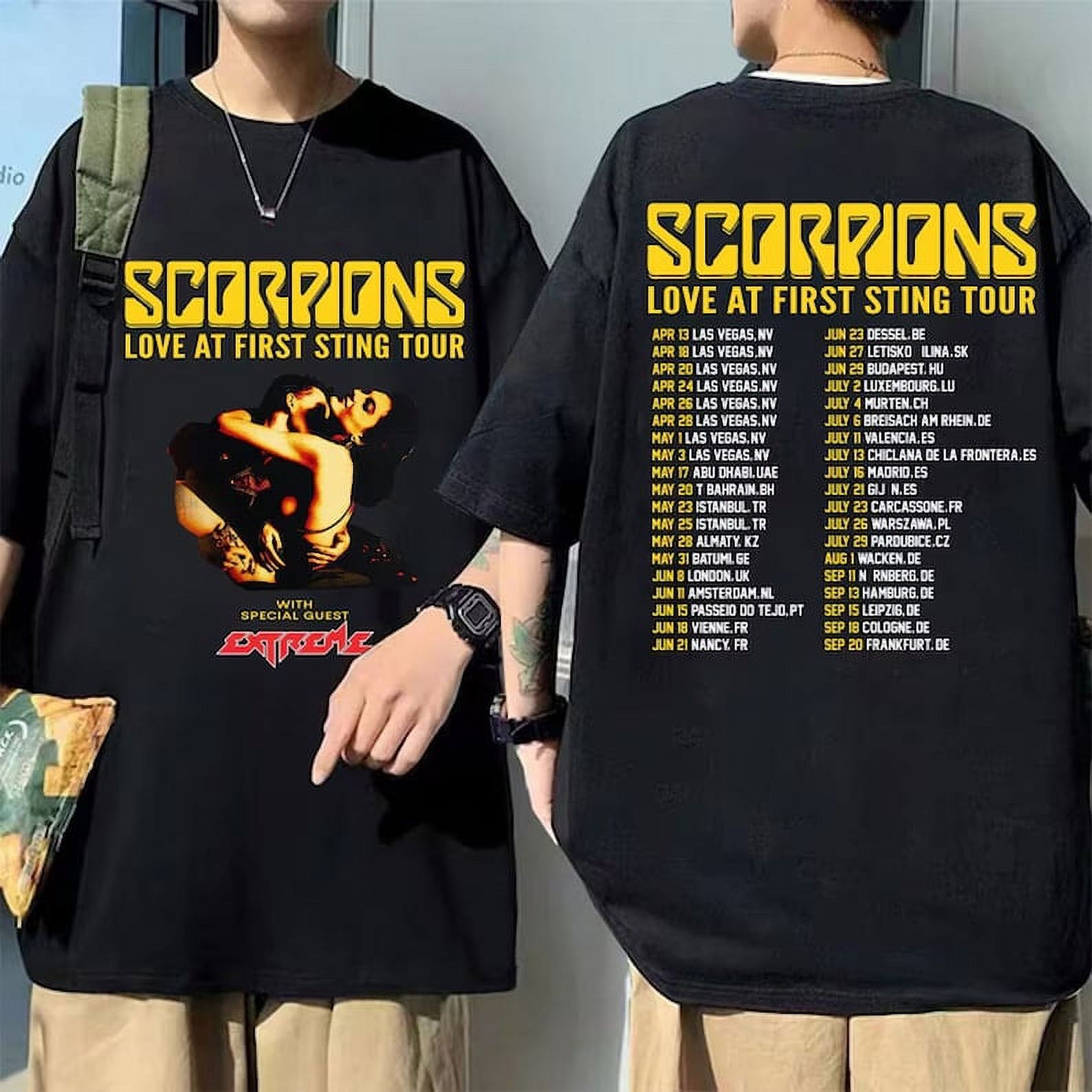 Scorpions Love At First Sting Tour 2024 Shirt, Scorpions 2024 Concert Shirt, Scorpions Rock Band