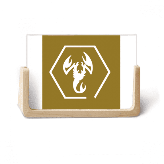 Scorpions Surrounded Natural Insects Photo Wooden Photo Frame Tabletop Display