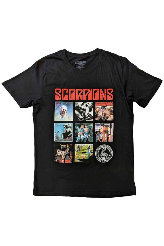 T Shirt Remastered Band Logo new Official Mens Black