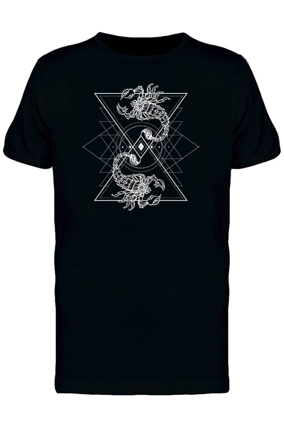 Scorpions Triangle Shapes T-Shirt Men -Image by Shutterstock, Male 3X-Large