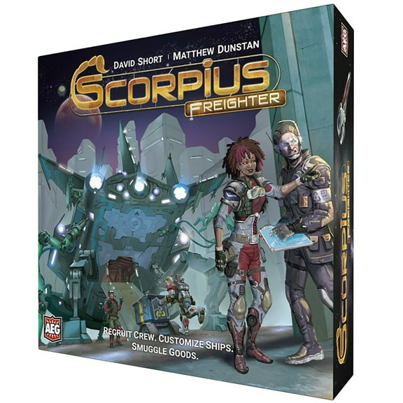 Scorpius Freighter - Sci-Fi Tile Placement Game - Alderac Entertainment Group (AEG), Ages 14+, 2-4 Players, 45-60 Min