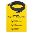 thumbnail image 1 of Scosche MagStack 3ft Magnetic USB-C to USB-C Tangle-Free Fast Charge Braided Cable SCCBM3-HTSK, 1 of 11