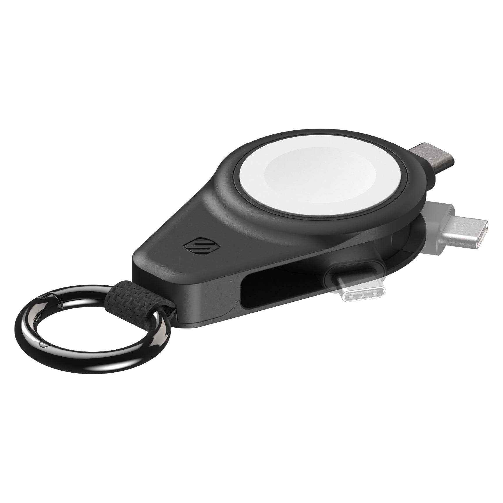 Scosche AWADPF-RP USB-C Wireless Magnetic Portable Travel Charger for Select Apple Watches