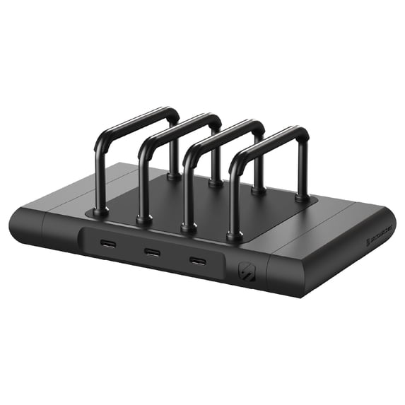 Scosche BL2MDP-SP BaseLynx 2.0 60W Vertical Multi-Device Charging Station w/ 3 USB-C Fast Charge Ports