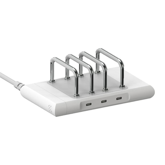 Scosche BL2MDPWT-AP BaseLynx 2.0 USB-C 60W Docking Station & Charger Compatible w/ iPhone/iPad/MacBook