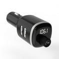 thumbnail image 1 of Scosche BTFM4-SP1 BTFREQ Universal Bluetooth Handsfree Car Kit w/ FM Transmitter & Dual USB Ports Blk, 1 of 8