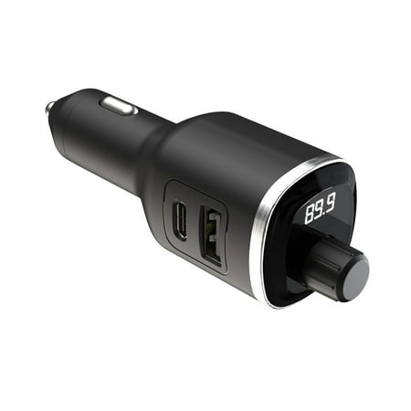 Scosche - BTFREQ Bluetooth FM Transmitter - Black