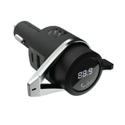 Scosche BTFMPD3SR Bluetooth Hands-Free Car Kit w/ Digital FM Transmitter 20W USB-C & 12W USB-A Ports
