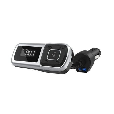 Scosche - BTFREQ Bluetooth FM Transmitter Hands Free Car Kit - Black