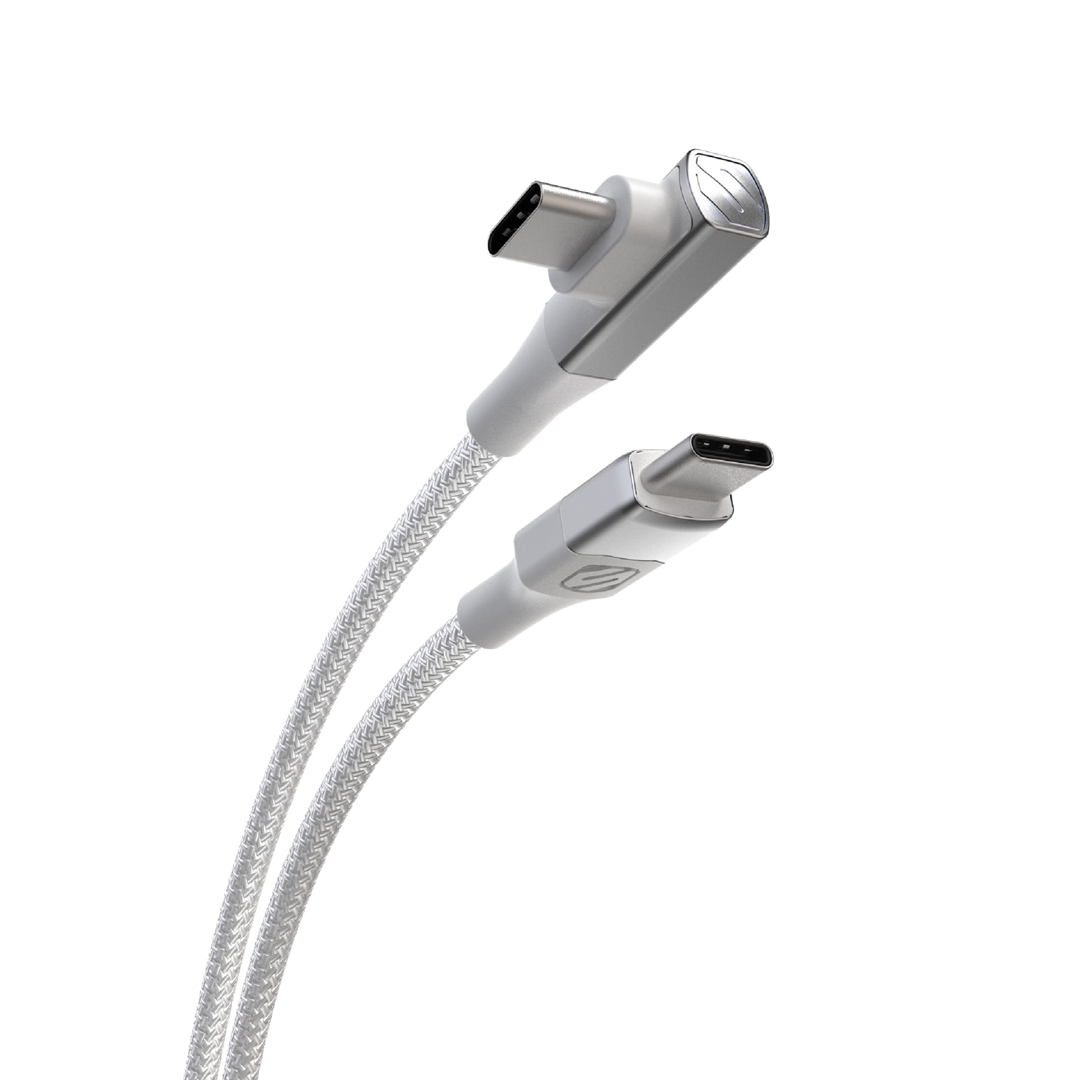 Scosche CCBRA6WT-SP Strikeline Premium USB-C to Right-Angle USB-C ...