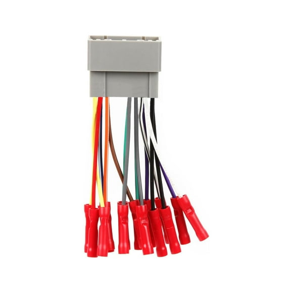 Scosche CR02BCB Wiring Harness Kit Compatible with Select 2002-07 Chrysler, Dodge & Jeep Multicolor