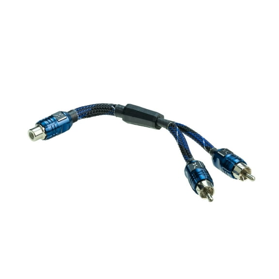 Scosche DMM EFX Delta 2-CH Multi-Core Twisted Pair RCA Interconnect Audio 6 Female to Male