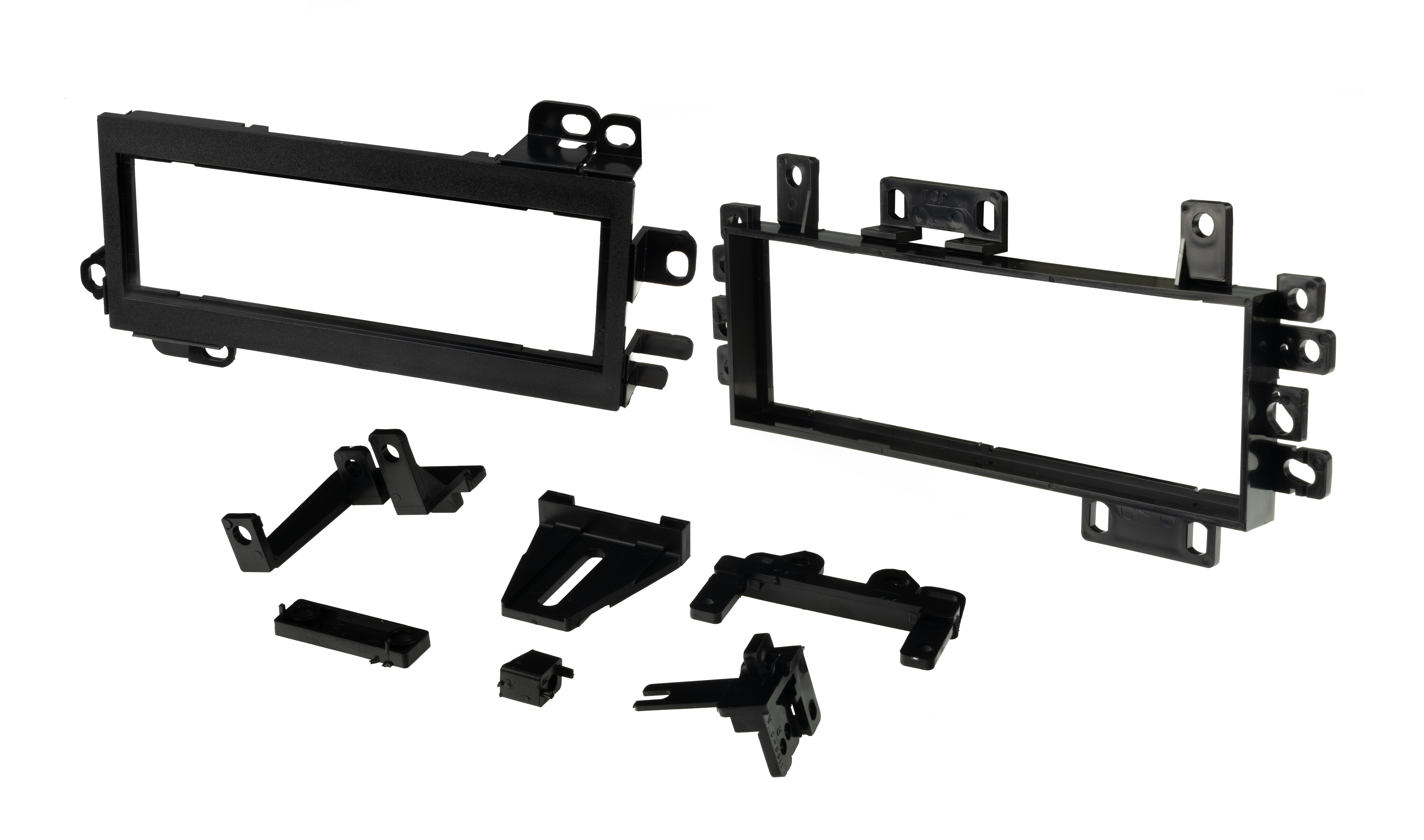 Scosche FCJ2076-WM1 Single DIN Stereo in-Dash Install Kit Comp w/ 1974-01 Ford/Chrysler/Jeep Black New - image 1 of 12