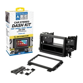 Scosche Double/Single DIN w/ Pocket Dash Kit Comp w/ 95-16 Ford/Lincoln/Mazda/Mercury Cars & Trucks FD3090