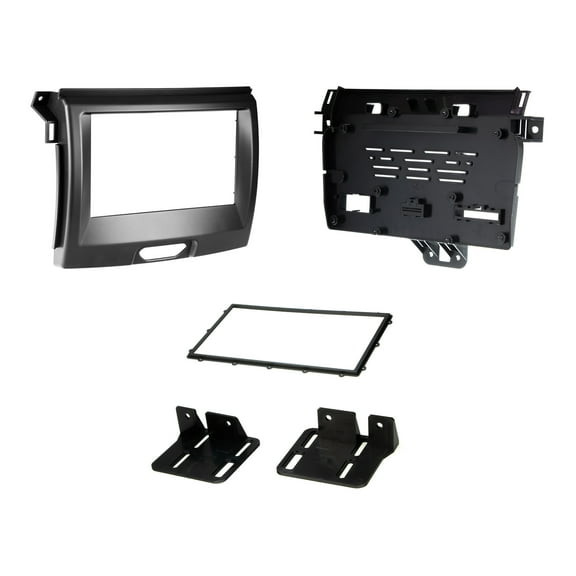 Scosche FDSA6218DDB Double DIN Dash Kit Compatible w/ Select 19-22 Ranger w/o 8" Factory Display