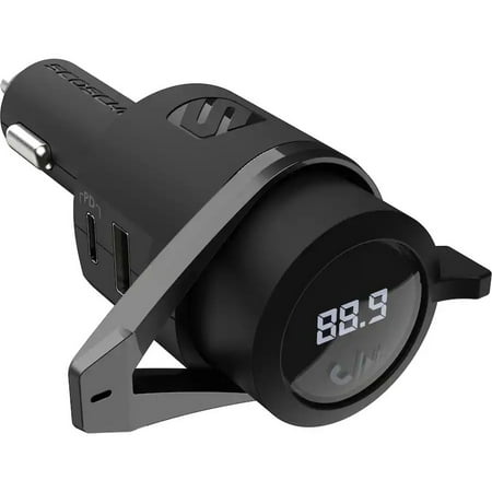 Scosche - Pro Bluetooth FM Transmitter with Power Delivery - Black