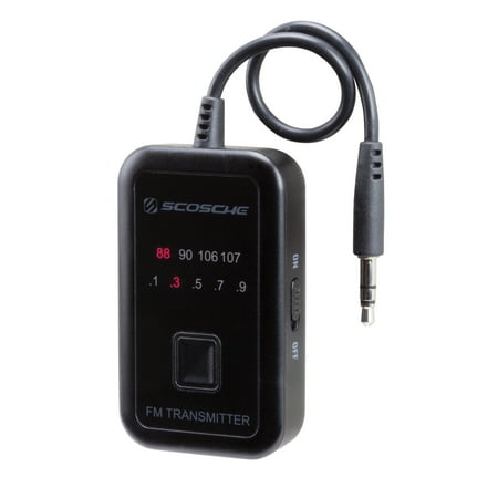Scosche FMT5 Battery Powered FM Transmitter with 20 Presets