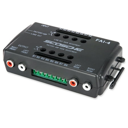 Scosche Fai4 Speaker Level Converter Amplifier Interface