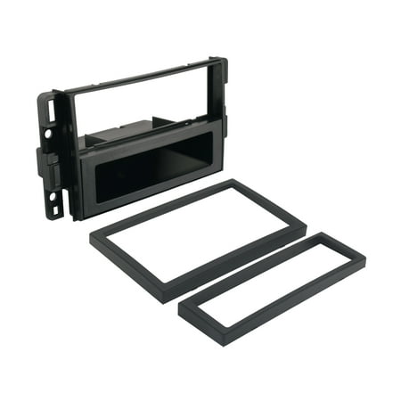 Scosche GM1598B Double or Single DIN + Pocket Radio Dash Kit Compatible w/ Select ‘06-19 GM Vehicles